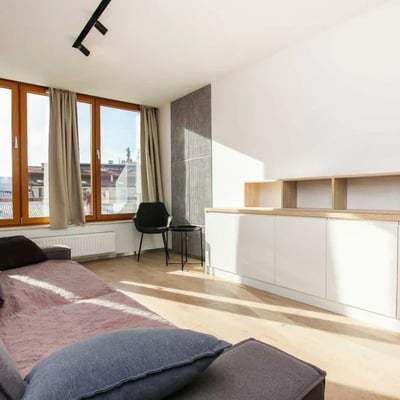 Rental of a stylish 2-room apartment, 47 m², Grzegórzki, Kraków, Poland